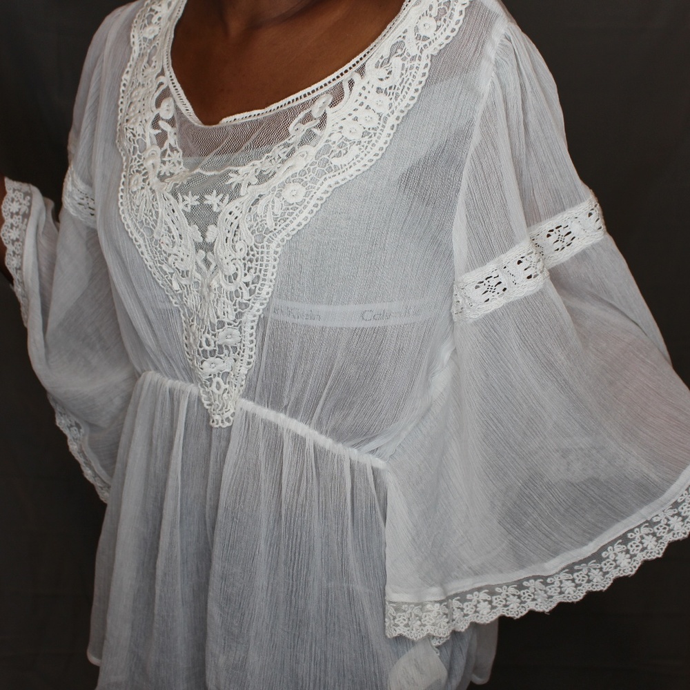 FREE PEOPLE cropped shirt